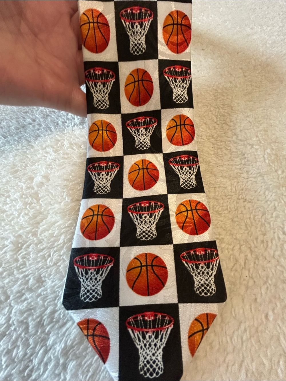 🎁3 for $30 - Basketball Pattern Necktie